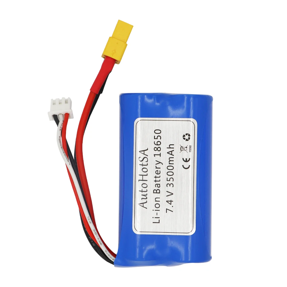 7 4 В 3500 мАч 18650 Lipo аккумулятор XT60 PLUG для Henglong 3818 3819 3838 3839 3889 3898 3899 3908 3918 3938 3939