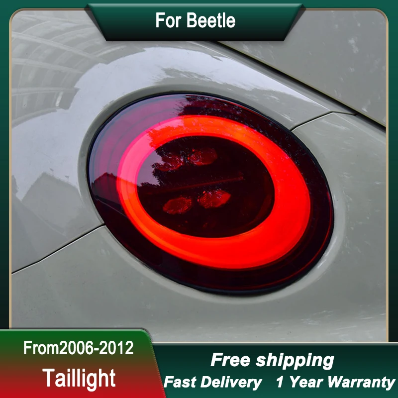 

Car Taillamp For VW Beetle 2006-2012 FULL LED Brake Reverse Tail Lamp Dynamic Signal Light Light Tail Lamp Assembly