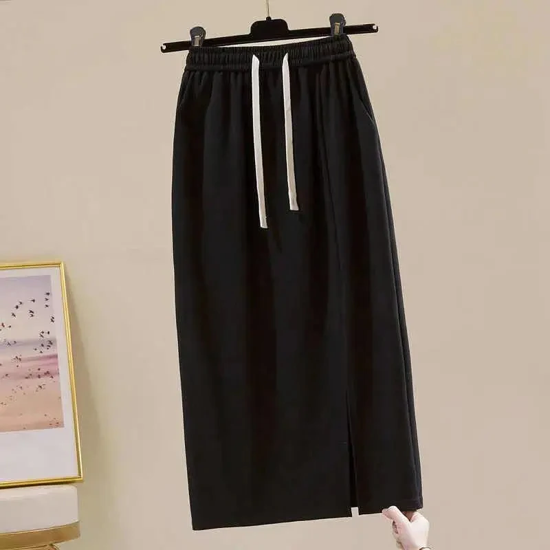 Летняя хлопковая юбка новинка модная женская Повседневная трапециевидная