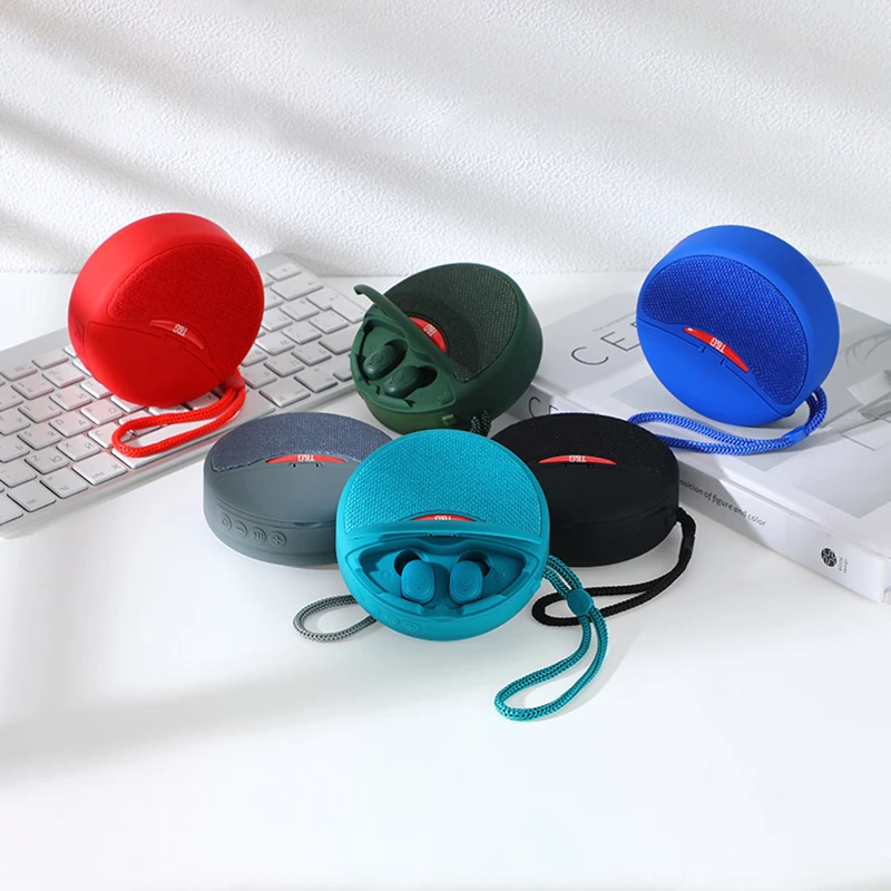 

Multi-function Headset Speaker Hands-free 2 In 1 Speaker Headphone Portable Support Tf Card Fm Radio Sports Speaker