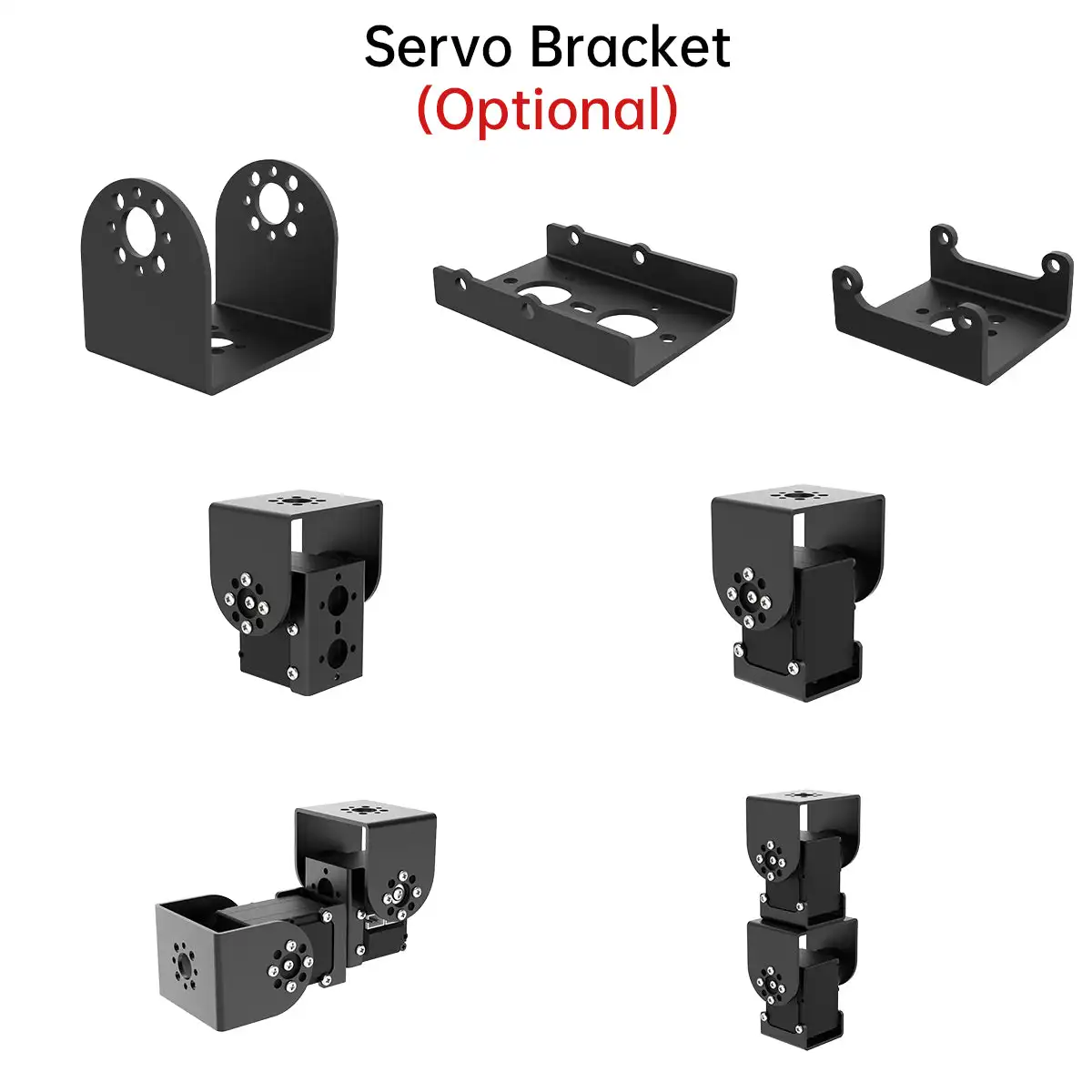 

1PC Metal Bracket for HX-06L / HX-12H Bus Servo