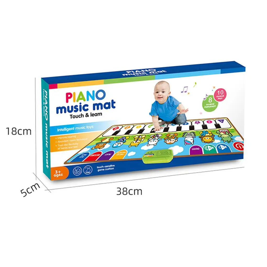 

Детские музыкальные коврики музыкальный инструмент на коврике арабских цифр электронный Органы все Дети развиваются по-ползать игрушки-од...