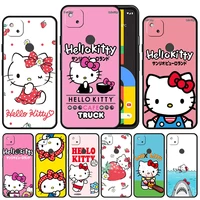 case cover for google pixel 5a 4a 3 4 xl 5 6 pro 4g 5g casing funda protection matte trend shockproof official hello kitty sha