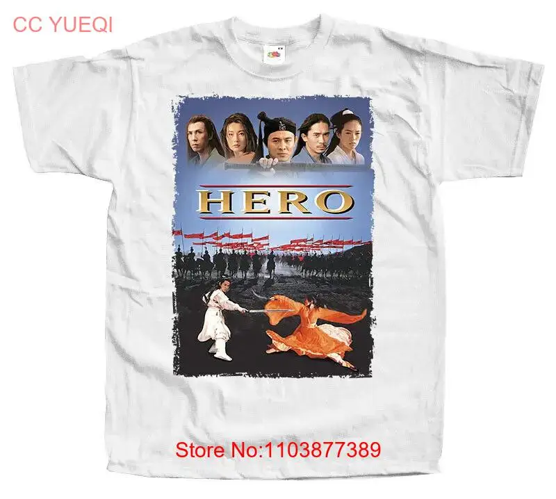 Новинка футболка без названия HERO Jet LI V5 белого цвета все размеры