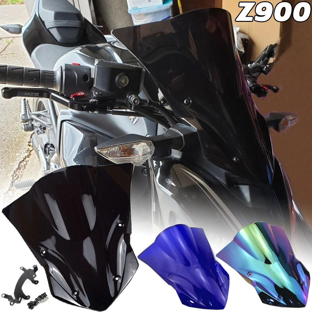

Ветровое стекло для мотоциклов Kawasaki Z900 ZR900 17 2018 2019 Z 900
