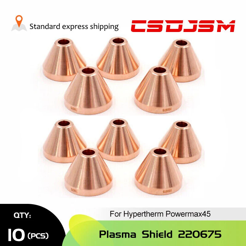 

CSDJSM，5pk 220675 Plasma Cutter Shield/deflector For Hypertherm Powermax45 Plasma Torch