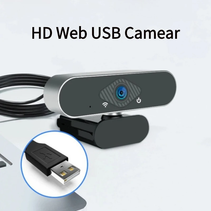

Веб-камера Xiaovv 1080P с микрофоном, широкоугольная USB HD-камера 150 °, веб-трансляция для ноутбука, YouTube, Skype, FaceTime