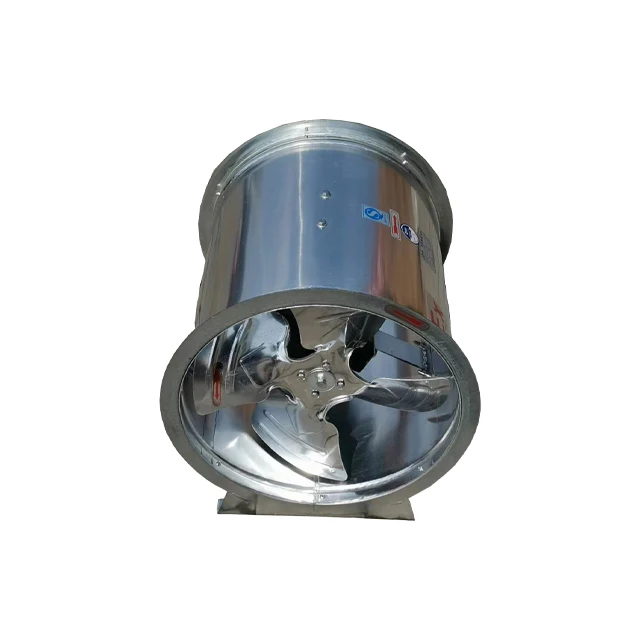 Low noise aluminum blade axial fan Circular duct fan Customized axial flow fan Fresh air system enlarge