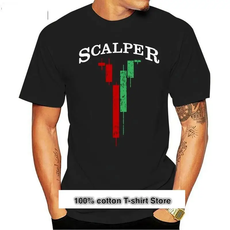 

Scalper-Camiseta Bearish bulsh Trader, inversor, análisis divertido, banquero de inversión, de algodón, última moda