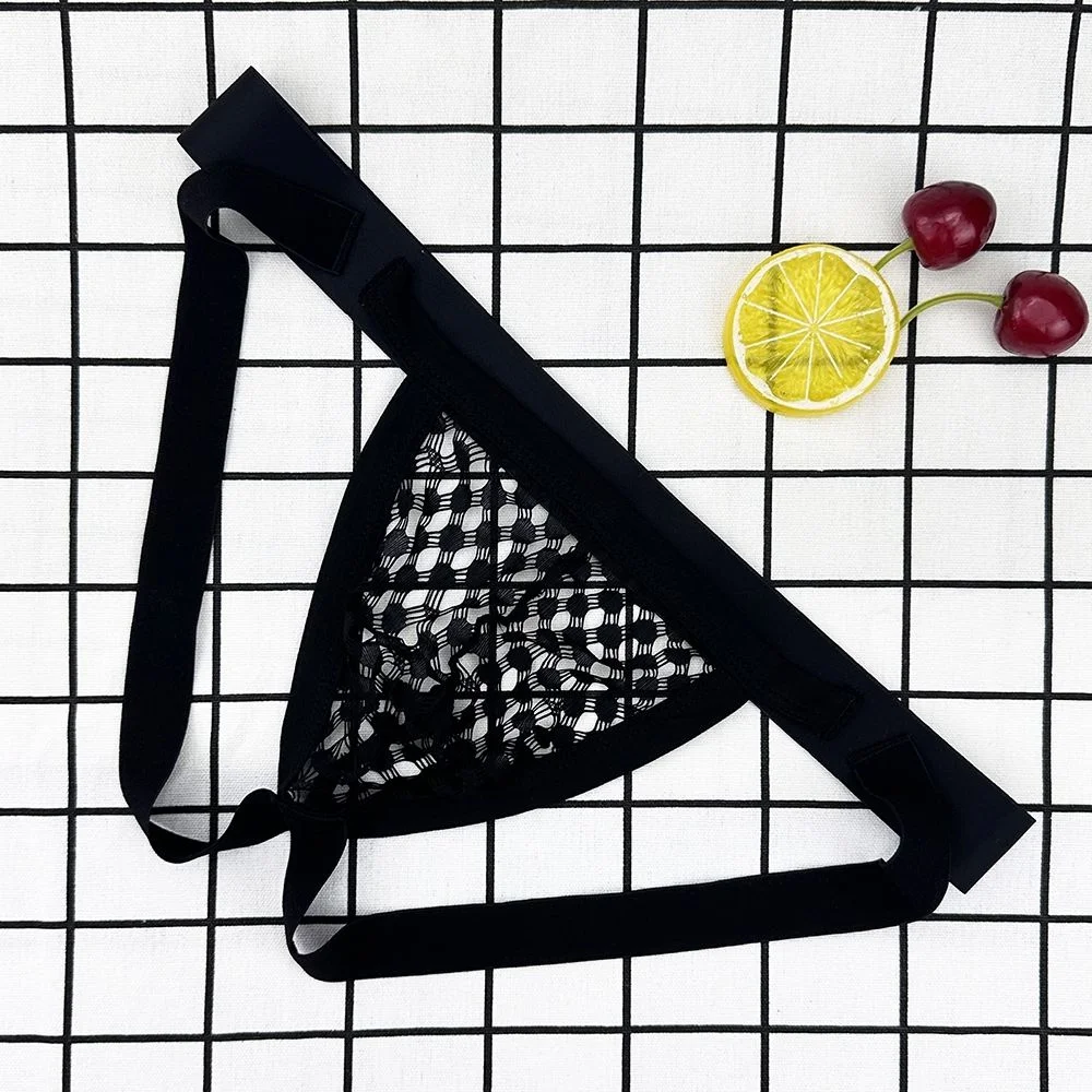 Лоскутные цвета сексуальное мужское нижнее белье с бандажами большие размеры M-XXL