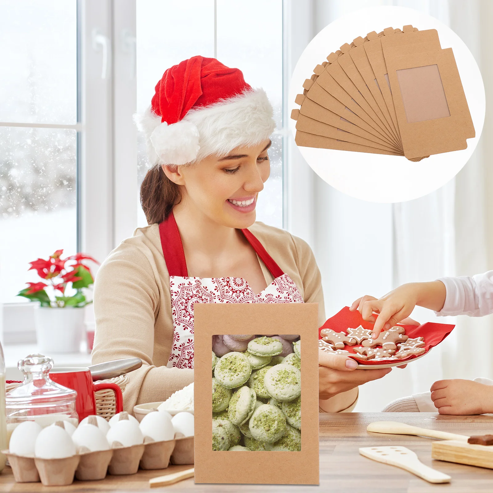 

Box Boxes Candy Treat Christmas Cookie Pie Container Wedding Snack Party Shower Baby Donuts Strawberries Chocolate Cake Mini