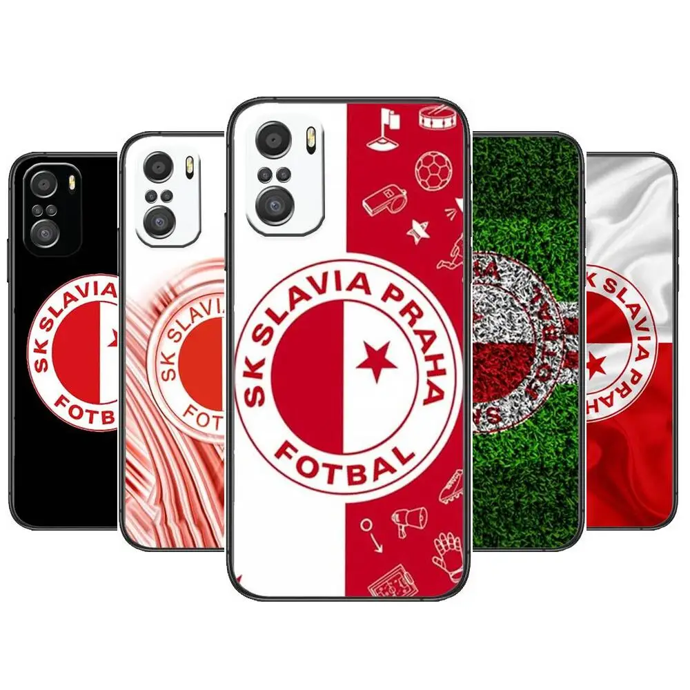 

Sk Slavia Praha Czech Republic Phone Case For xiaomi mi 11 Lite pro Ultra 10s 9 8 MIX 4 FOLD 10T 5g Black Cover Silicone Back Pr