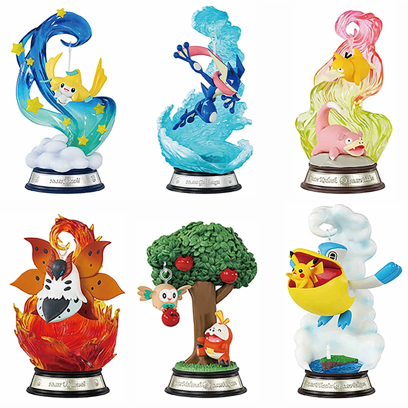 Оригинальная коллекция Pokemon Swing Vignette 3 фигурка Пикачу Гренандзя креативная