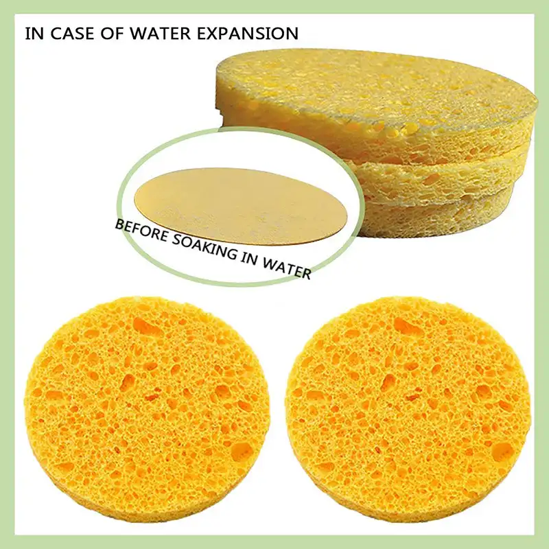 30 шт./упаковка сжатые губки для лица