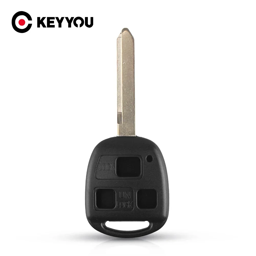 

Брелок для Toyota Yaris Avensis Corolla RAV4 Echo Camry Toy47, с 3 кнопками