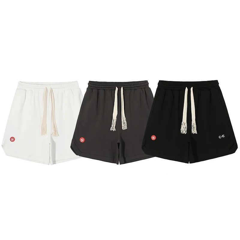 

2022 Cavempt CAV EMPT C.E Drawstring Shorts Men Women 1:1 Best Quality Pockets Terry Cotton Solid Breeches