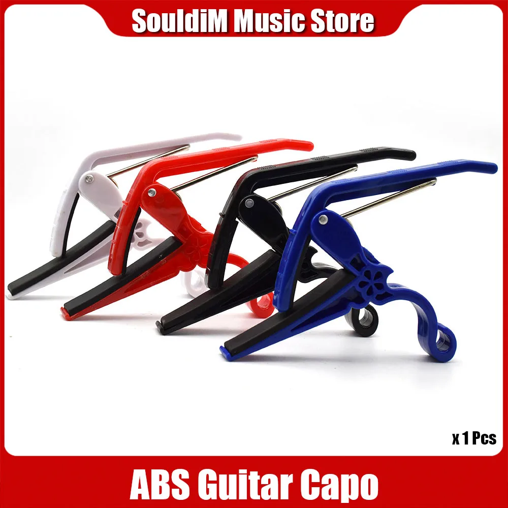 

ABS Clamp Key Acoustic Electric Guitar Capo 6 String Tune Key Capotraste for Guitarra Ukulele