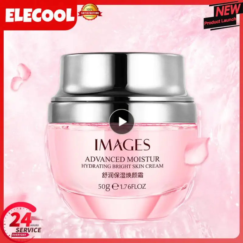 

50g Rose Face Cream Anti Aging Dark Spots Freckles Remove Smooth Whitening Brightening Face Cream Moisturizing Nourish Cream