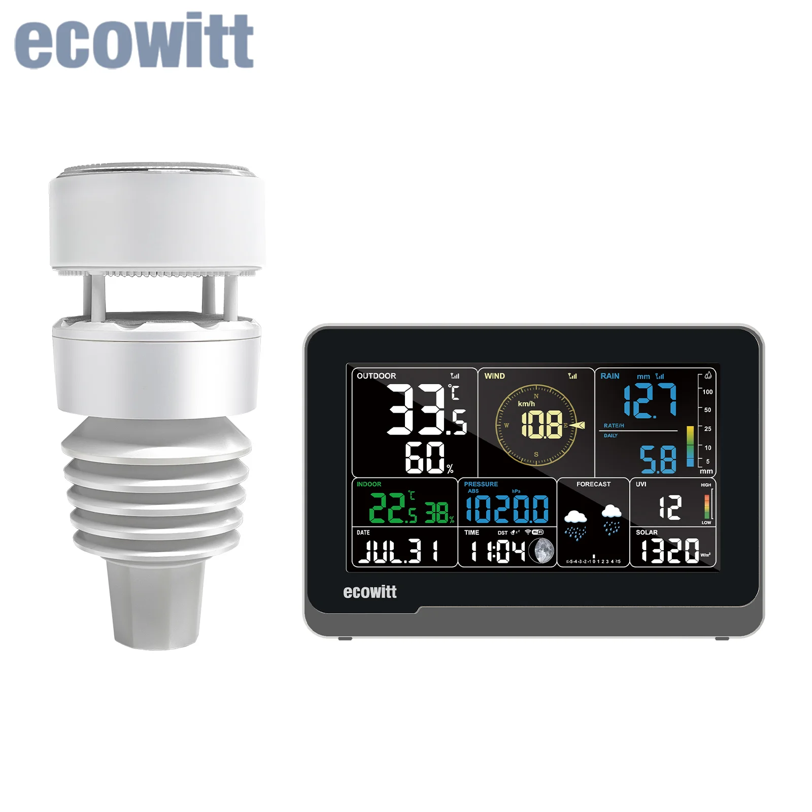 

Метеостанция Ecowitt WS3901