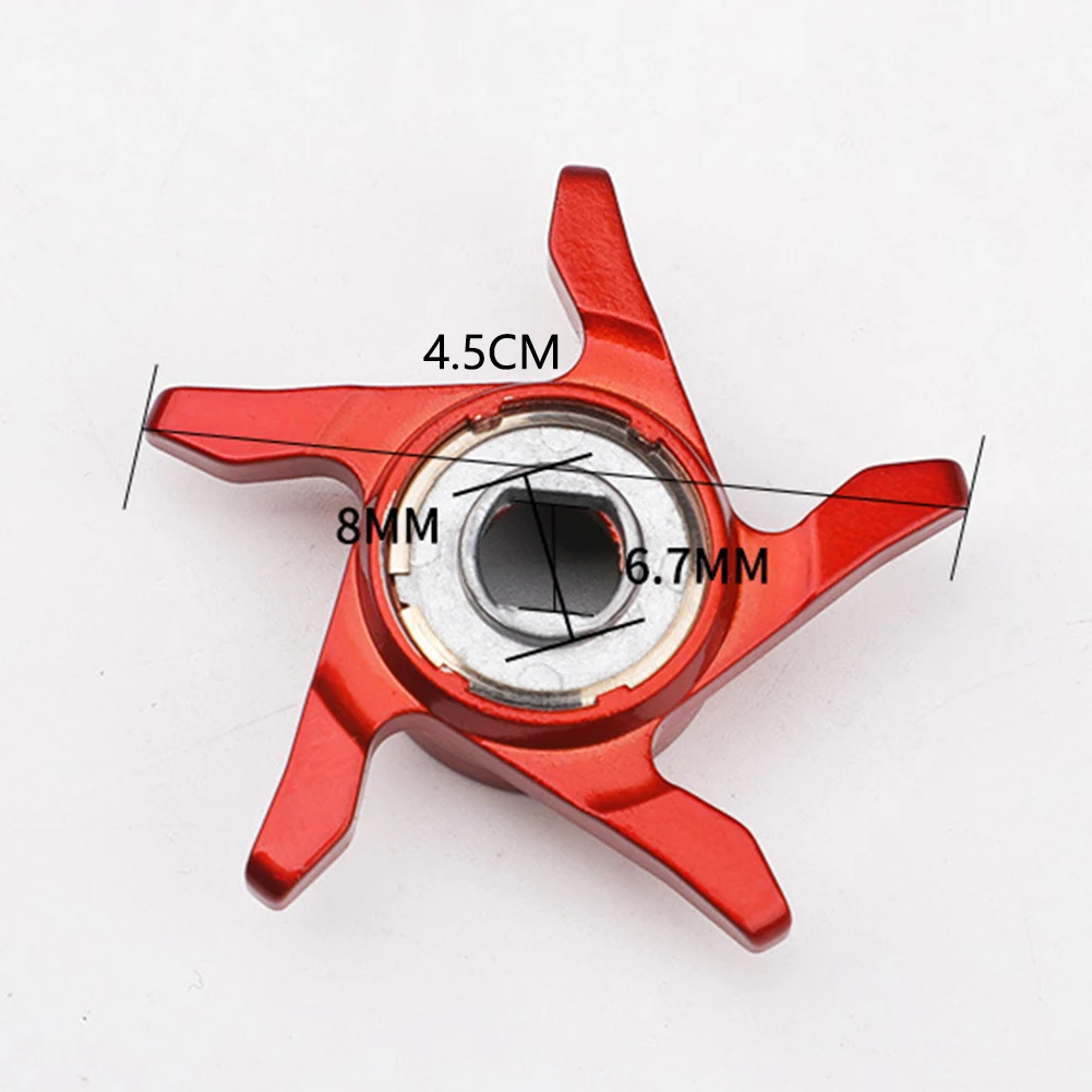 DIY Carbon Fiber Star Drag Baitcast Fishing Reel Relief Wrench Drag Accessories Tool Left/Right Hand  Water Drop Reel Spanner