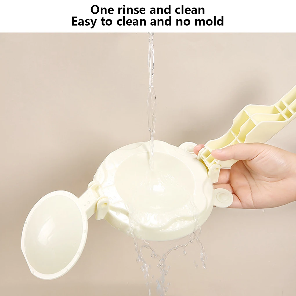 

Dumpling Skin Mold Portable Dough Presser Reusable Wonton Dumplings Wrapper Maker Pie Skins Paste Pressing Pink