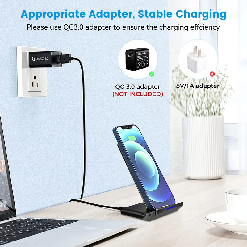 30w wireless charger dock station for iphone 12 fast charging stand for iphone 11 pro xs xr samsung s20 s10 xiaomi phone holder free global shipping