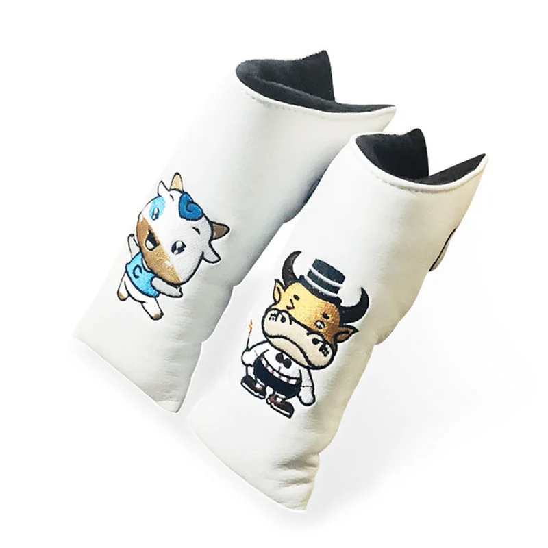 

1pcs Golf Putter Cover for Blade Putter Pu Leather Waterproof / Soft Magnetic Closure Cartoon Pattern for Golf Club Headcover