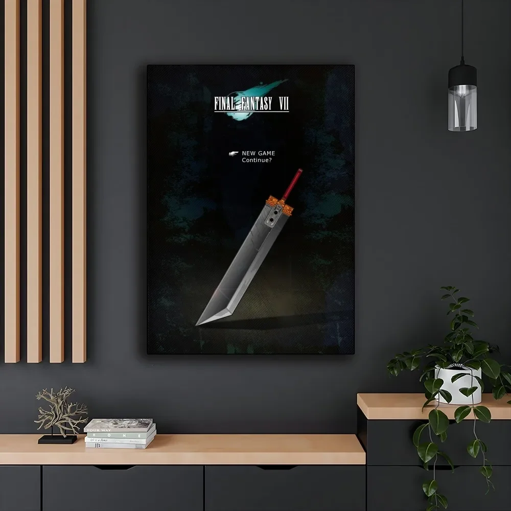 1 шт. популярный постер-наклейка Последняя фантазия VII