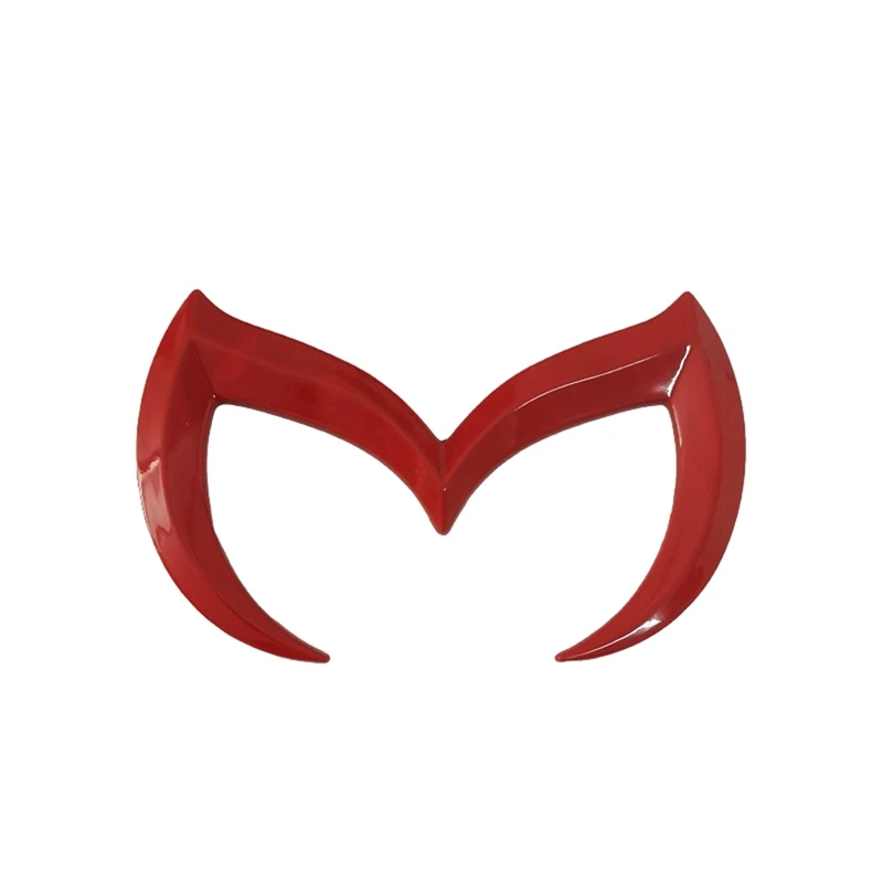 

5X красная эмблема от зла M логотип значок наклейка для Mazda Все модели автомобиля задняя наклейка табличка декоративные аксессуары