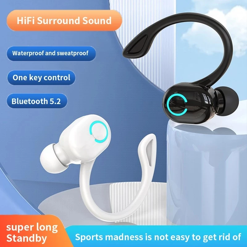 

Ultra-long Standby Handsfree Headset With Mic For Smart Phone S10 TWS Wireless Earphones Sport In-ear Bluetooth 5.2 Earbuds