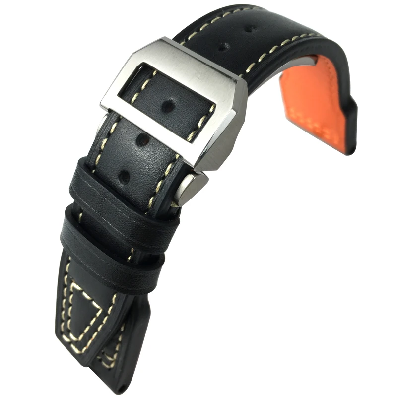 

Ремешок из телячьей кожи для IWC IW327004 IW377714, большие аксессуары для пилотов, складная Пряжка, 20 мм, 21 мм, 22 мм