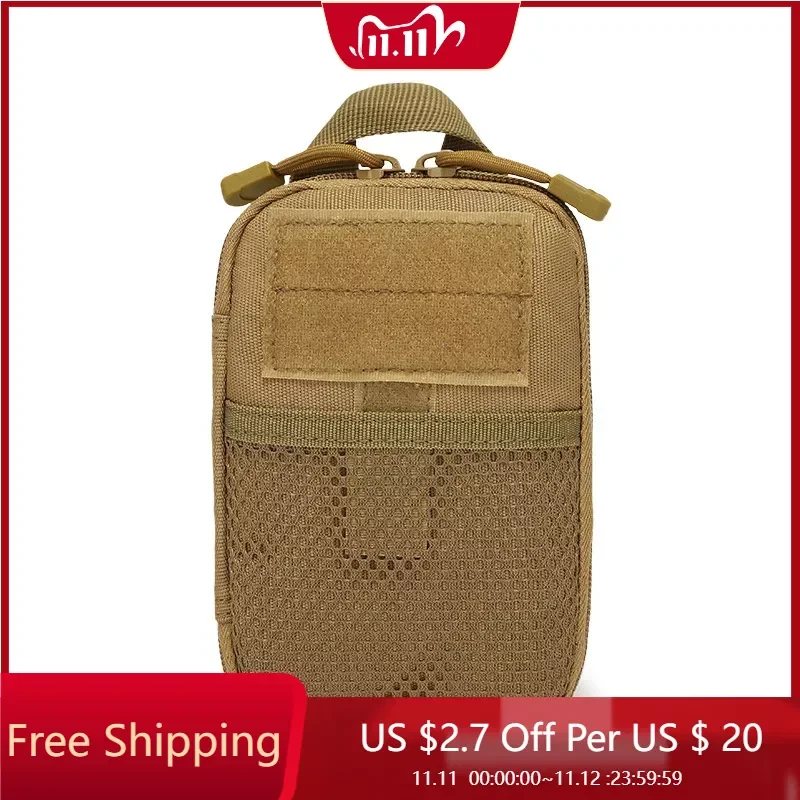 

800D Nylon Tactical Bag Outdoor Molle Military Waist Fanny Pack Phone Pouch Belt Waist Bag EDC Gear Hunting Bag Gadget Purses