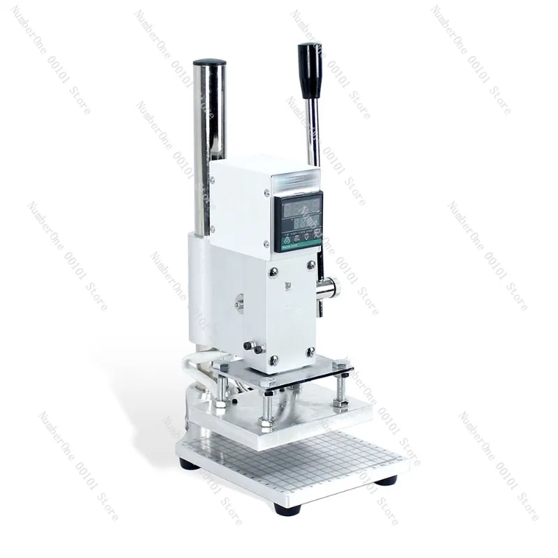 Маленькая настольная ручная штамповочная машина для тиснения под давлением
