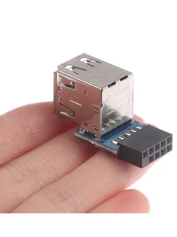 SD&HI 9-контактный разъем материнской платы USB 2.0 черный