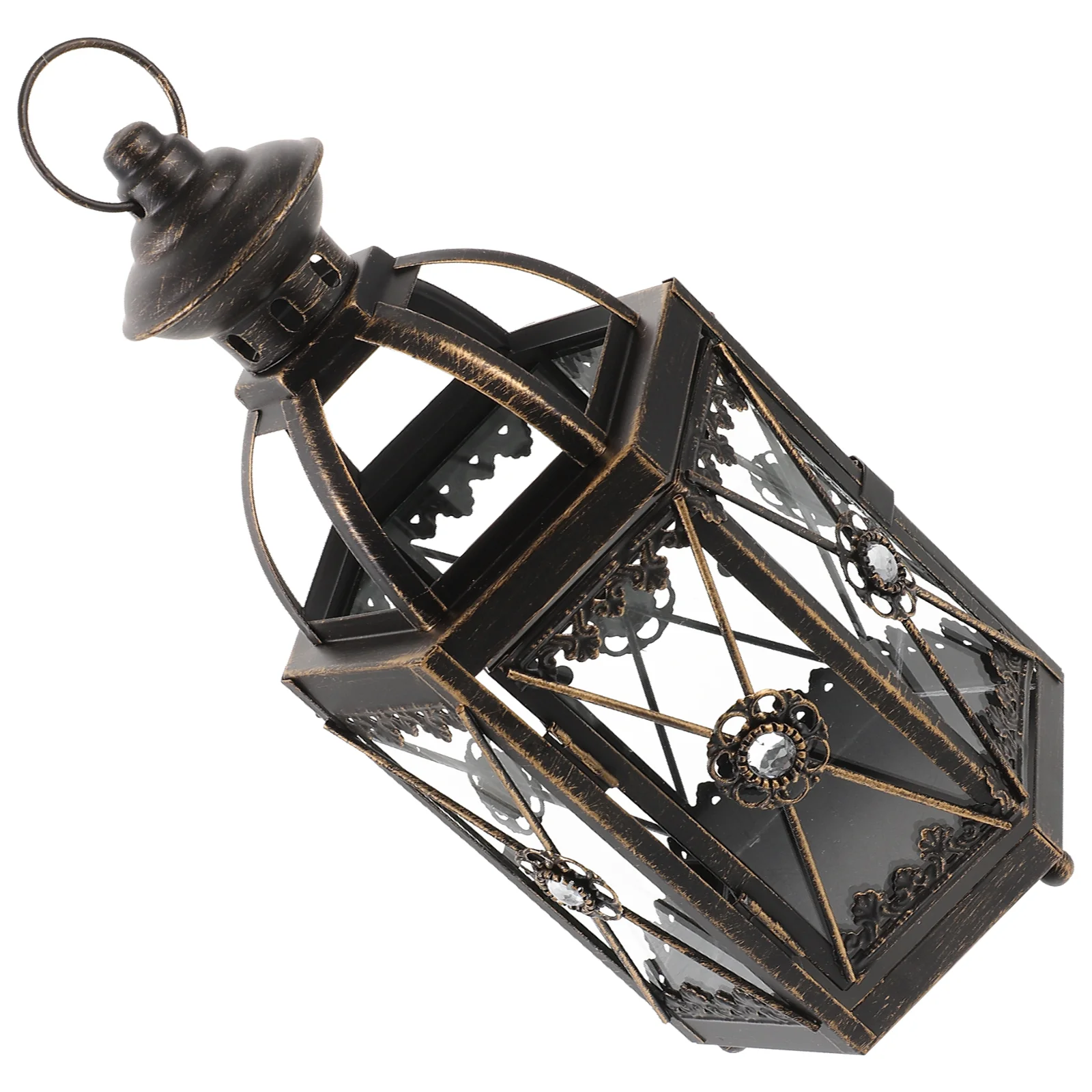 

Candlestick Farmhouse Holders Table Centerpiece Christmas Decorations Indoor Jar Hanging Lantern Iron Stands