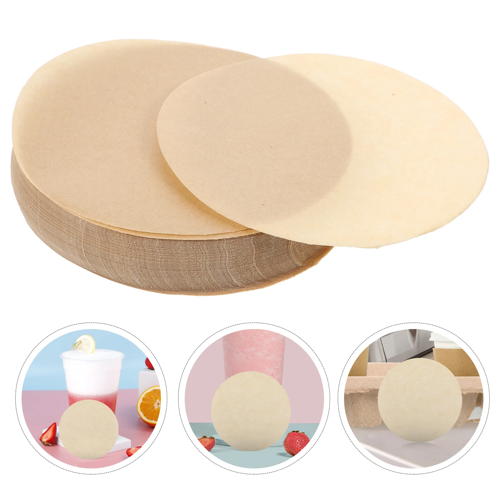 500 шт. герметичная уплотнительная бумага форма для торта пароварка кофе Lor