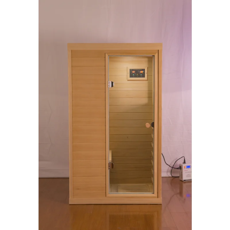 

[Flash Deal]Mini Right Side Hemlock Sauna Room Reduce Stress and Fatigue Expel Toxic Substances Promote Blood Circulation