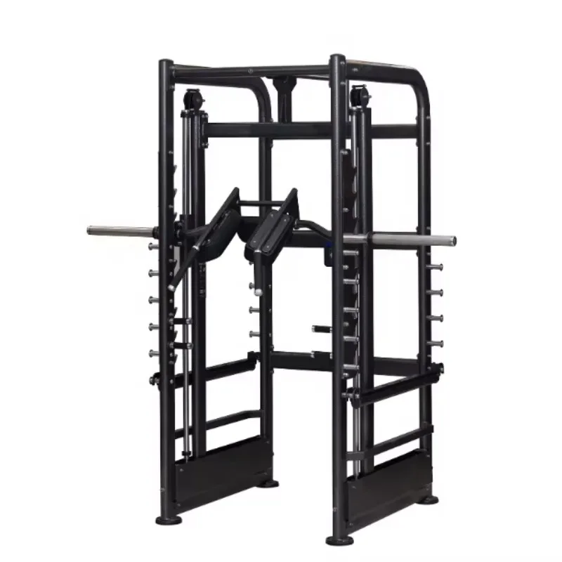 Фото Многофункциональный тренажер 3D Smith Machine для силовых тренировок, коммерческий тренажер для приседаний, силовой тренажер Smith Machine №2