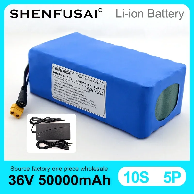 Литиевая батарея 18650 1000 Вт 10S5P 36V50AH в упаковке электроинструмент для