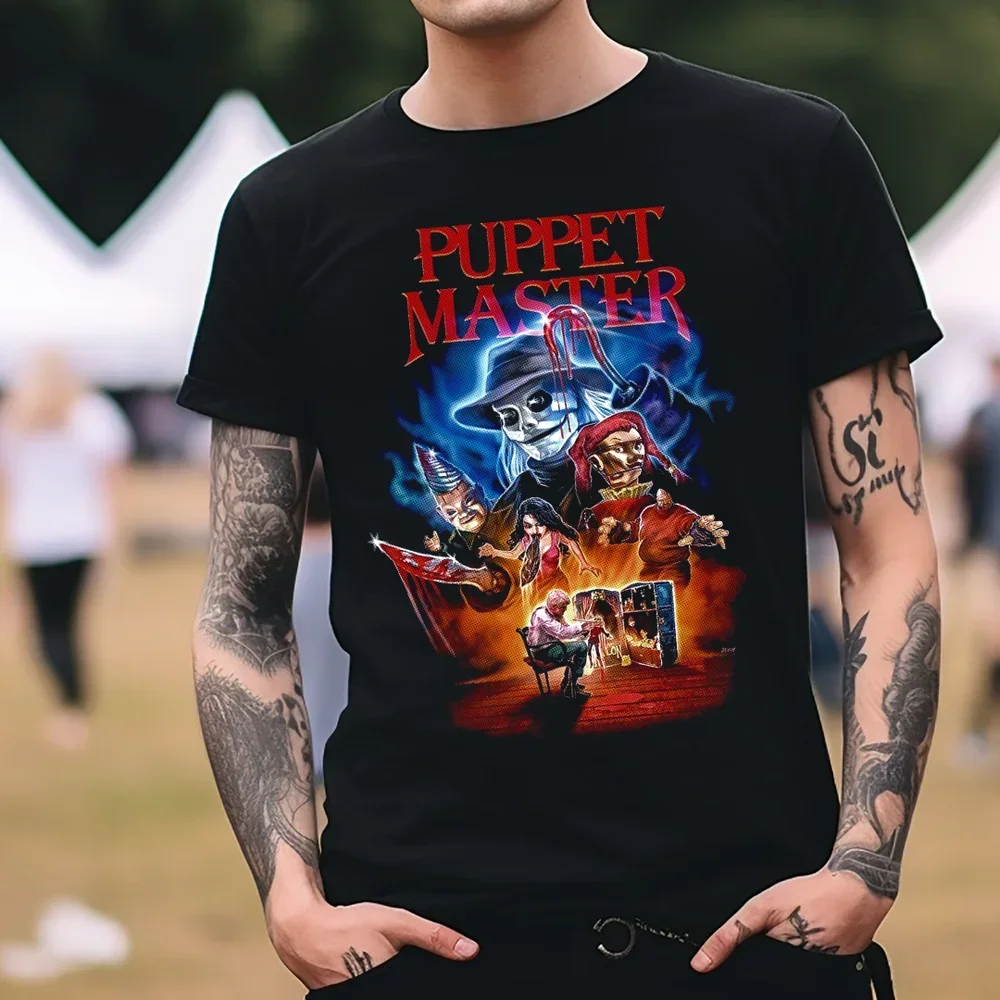 Марионетка Master Movie ужасная Футболка Black