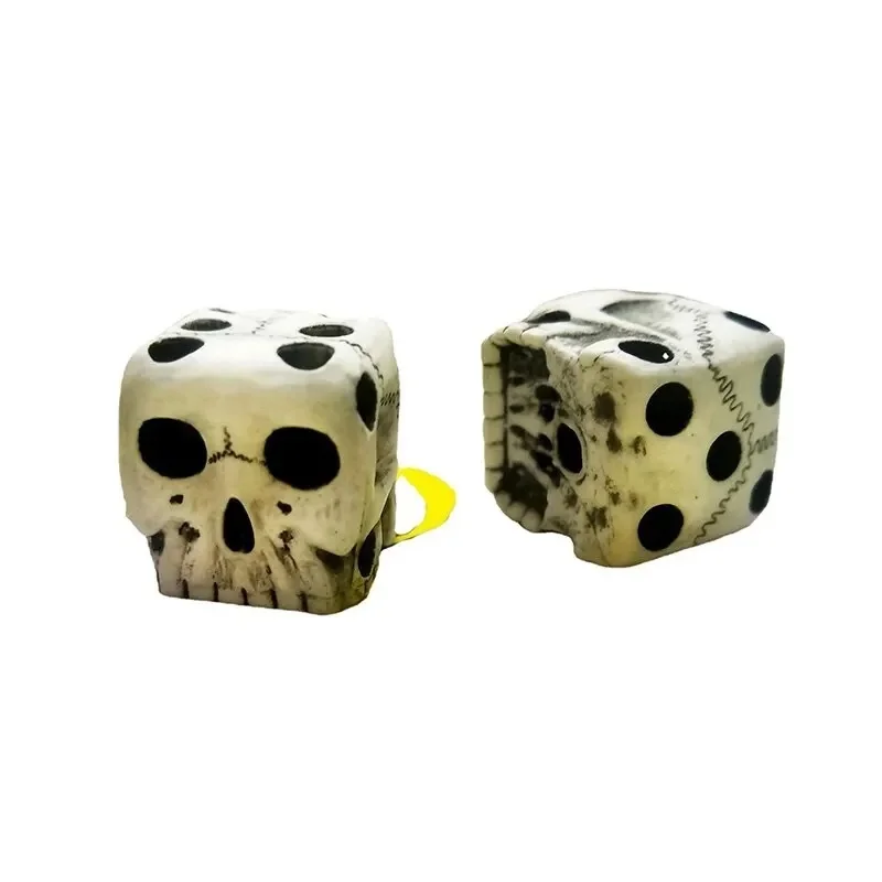 4 Упаковки 6-сторонние Кости С Черепом Уникальный Подарок На Хэллоуин Для