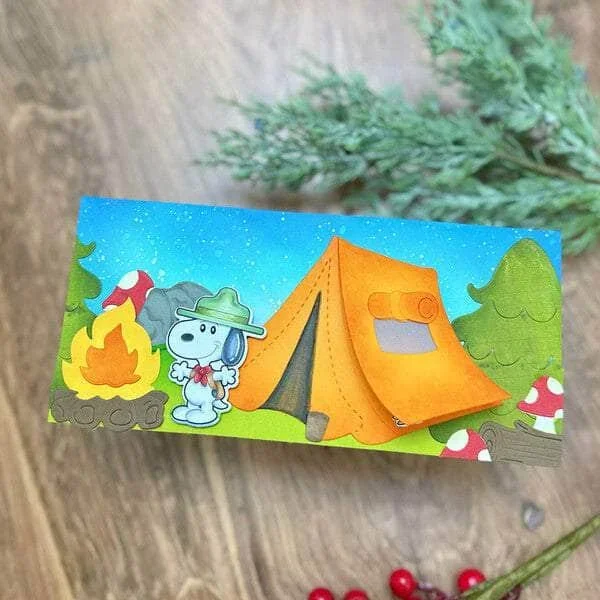 Новый фонарь палатка металлические штампы для DIY украшение скрапбукинга