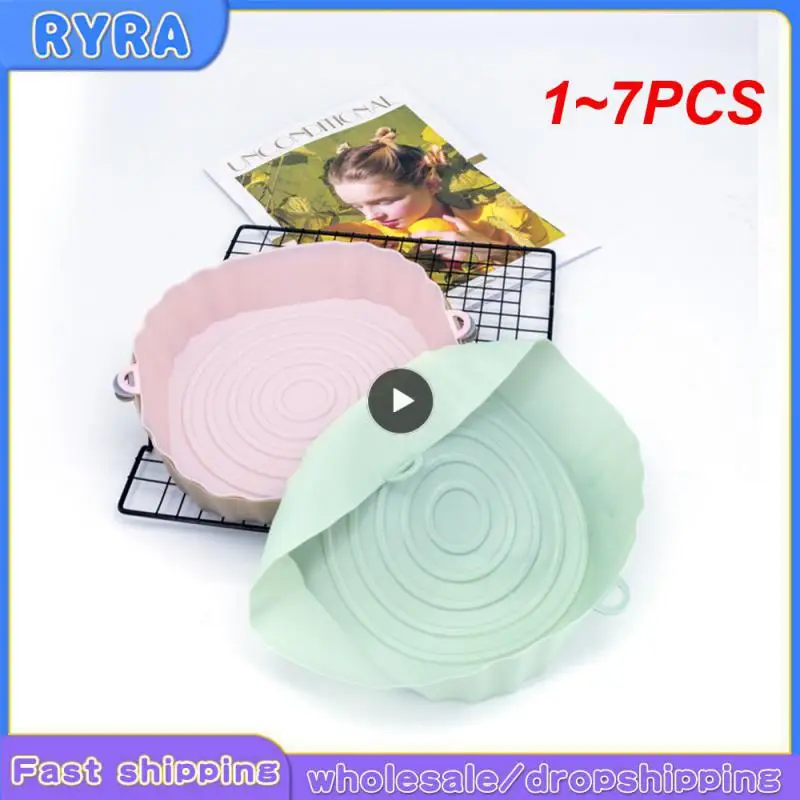 

1-7 шт., Силиконовый поднос для жарки пиццы