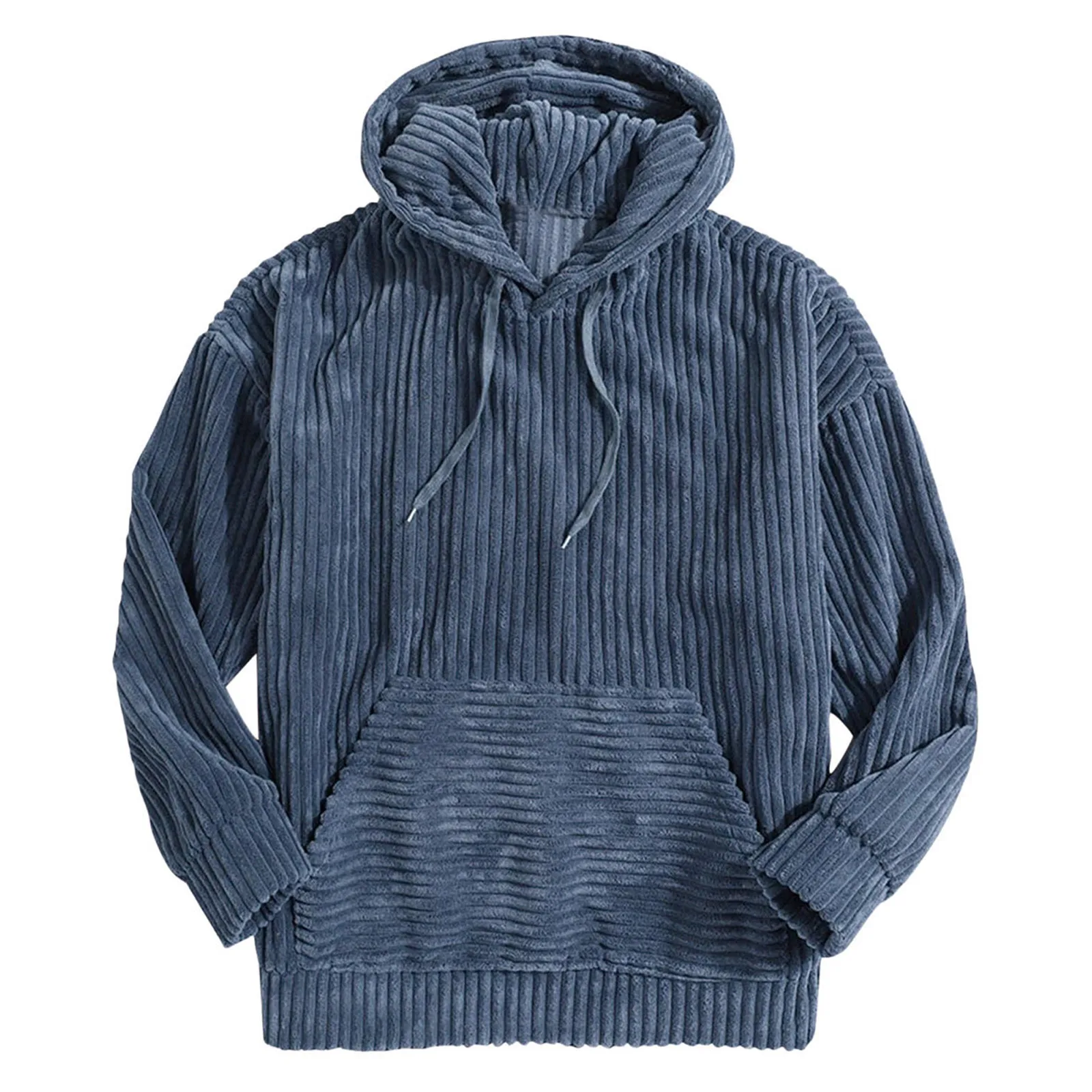 

Men's flannel hoodie Solid Color sweetshirts Casual Drawstring Pullovers Vintage Outdoor hoody Sportswear winter warm pantalones