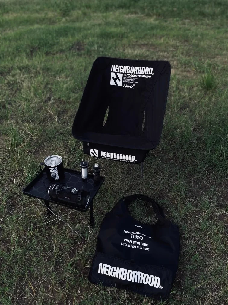 NBHD moon стул черный стиль для кемпинга дома и улицы рыбалки складной хранения