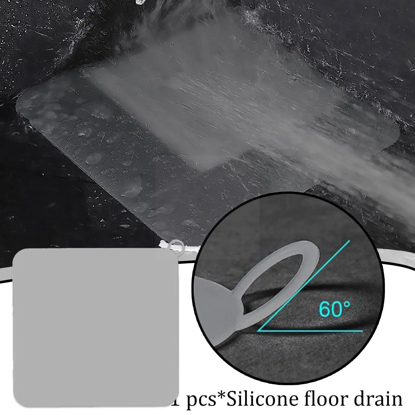 

1PCS Silicone Cover Sewer Smell Removal Floor Drain Sealing Covers Deodorant Silicone Floor Thick Drain Tool Cover Drain Co D5E3