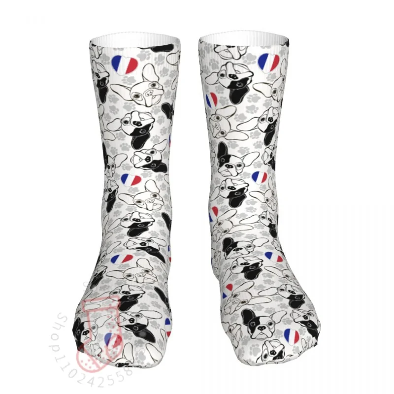 

Men Sport Fren Bulldog Dog Socks Cotton Cartoon Animal Women Socks