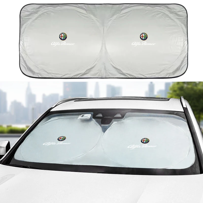 Солнцезащитный козырек на лобовое стекло автомобиля защита от ультрафиолета для