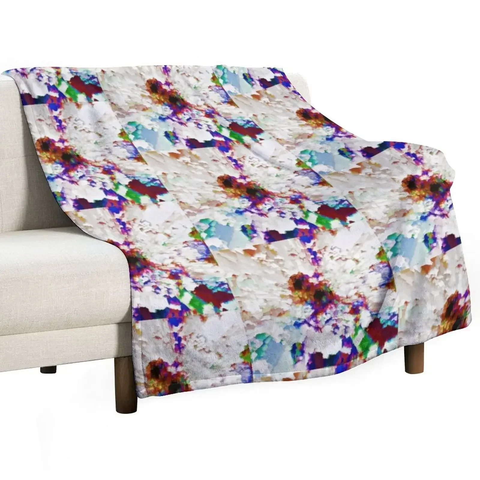 Абстрактное безумие: Zow Пледы для пикника Декоративные одеяла дивана в среду