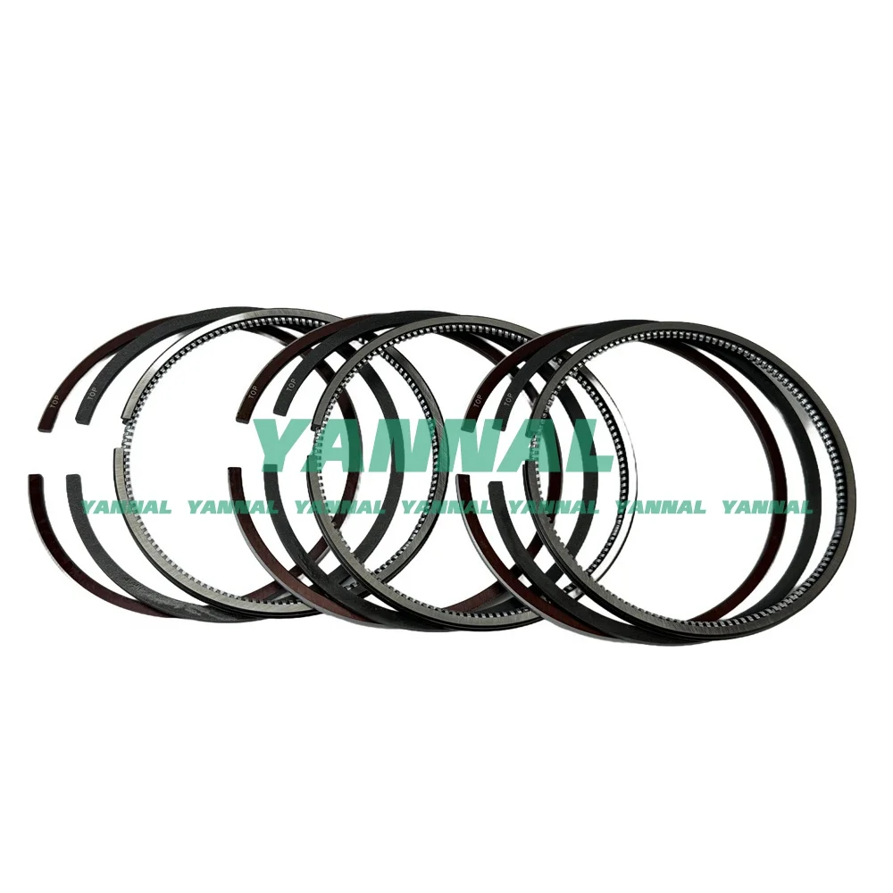 Для Yanmar 3 шт. 3TNV75 комплект поршневых колец детали двигателя экскаватора